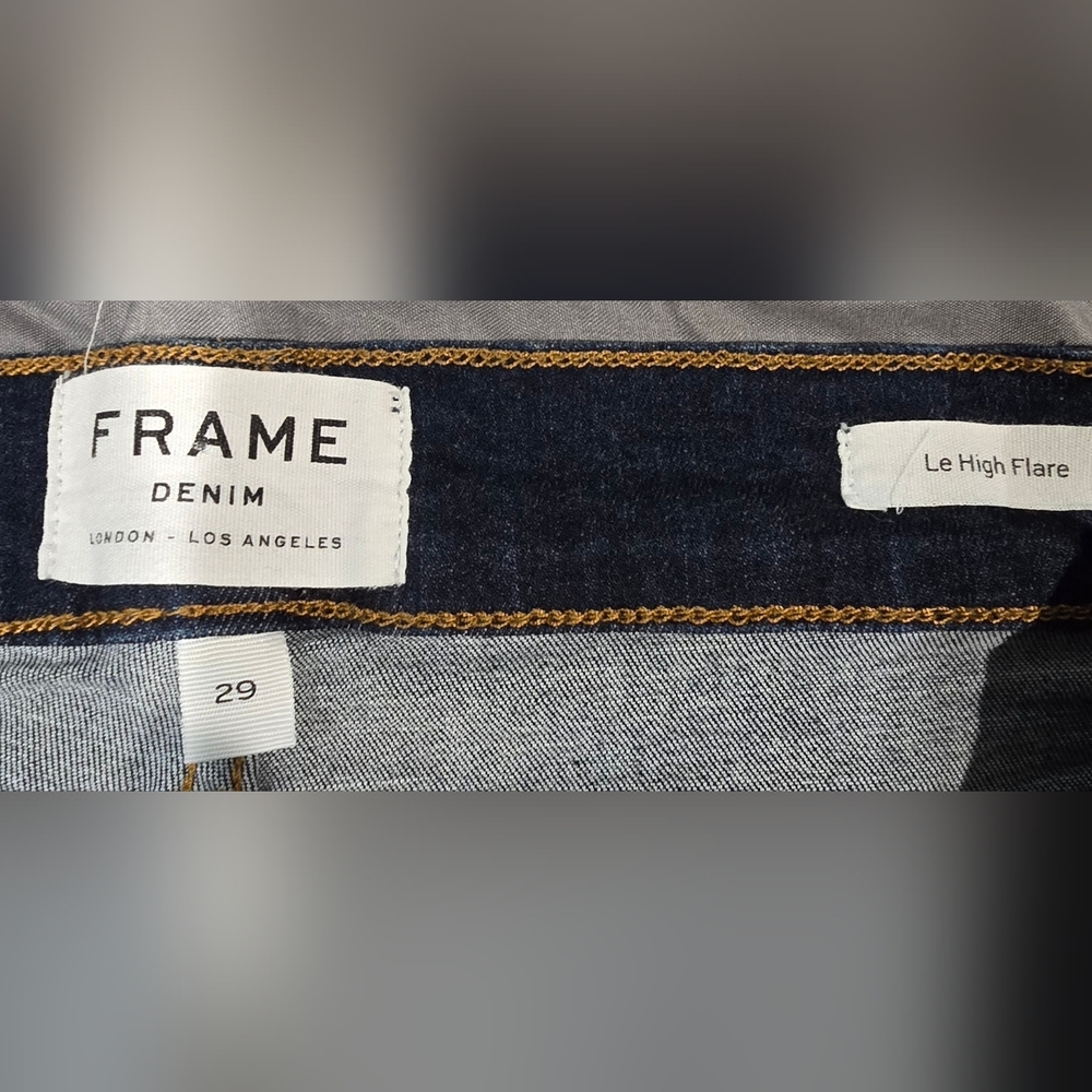 FRAME Le High Flare Jeans Size 29 - Picture 6 of 7